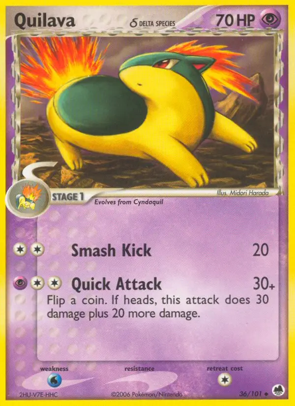Image of the card Quilava δ