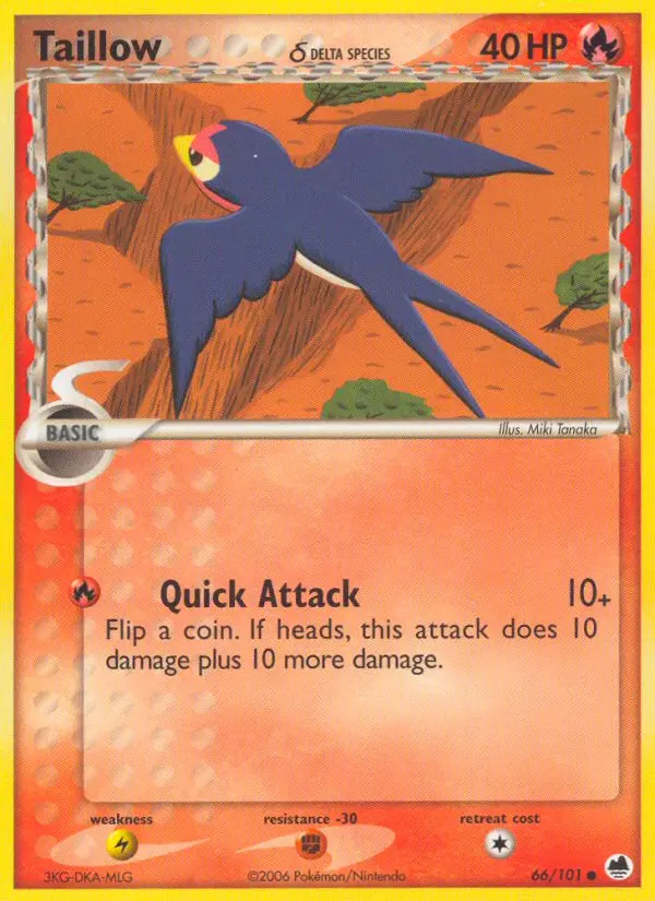 Image of the card Taillow δ