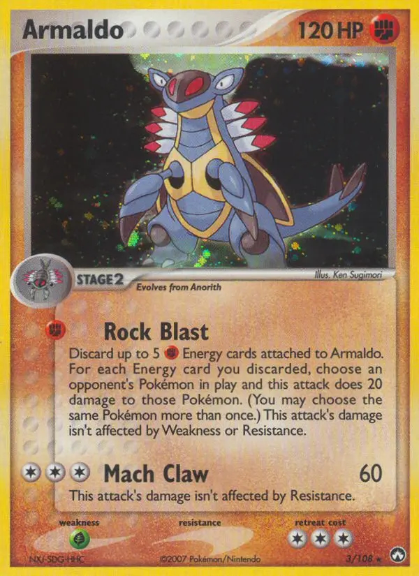 Image of the card Armaldo