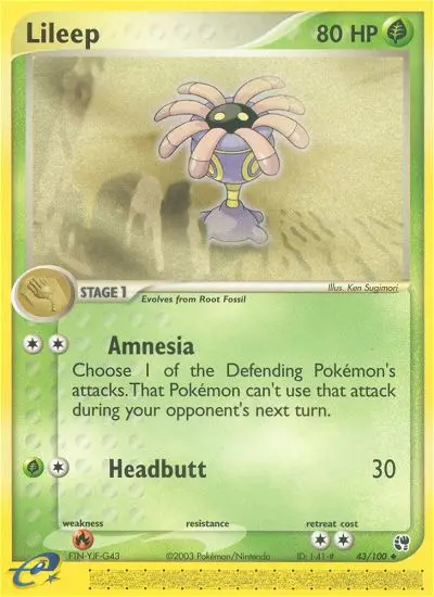 Image of the card Lileep