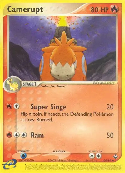 Image of the card Camerupt