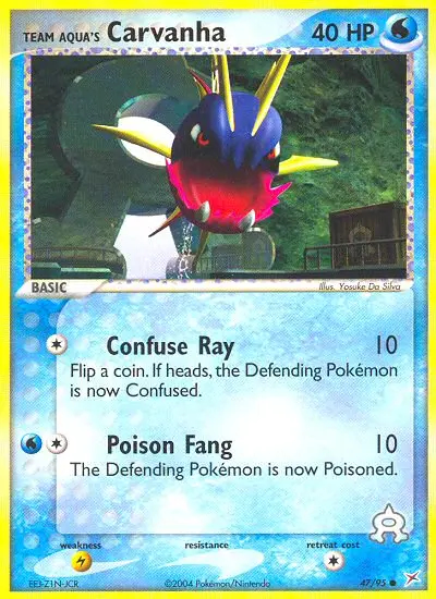 Image of the card Team Aqua's Carvanha