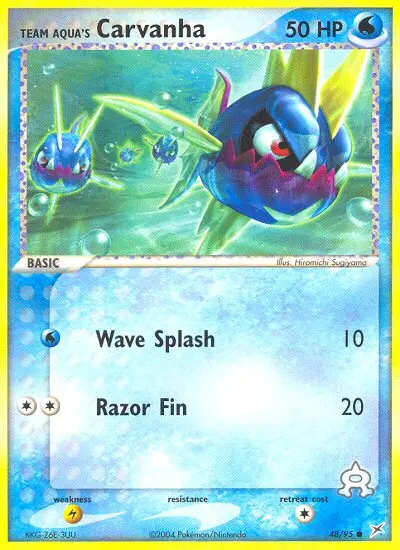 Image of the card Team Aqua's Carvanha