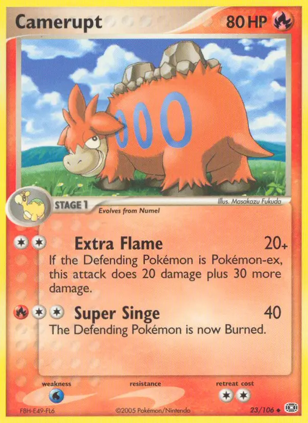 Image of the card Camerupt