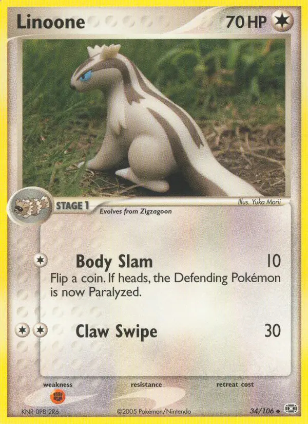 Image of the card Linoone