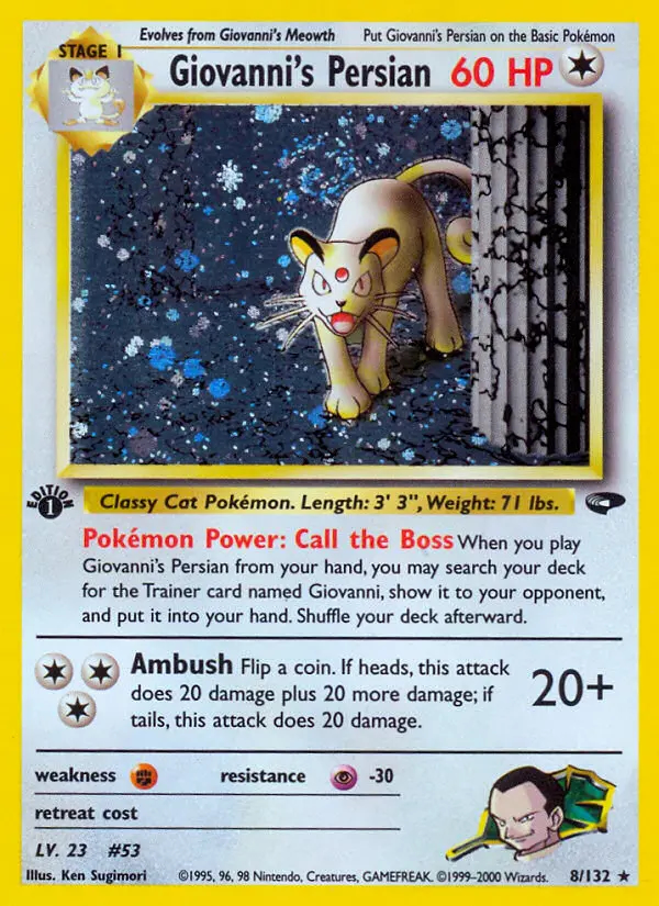 Image of the card Giovanni's Persian