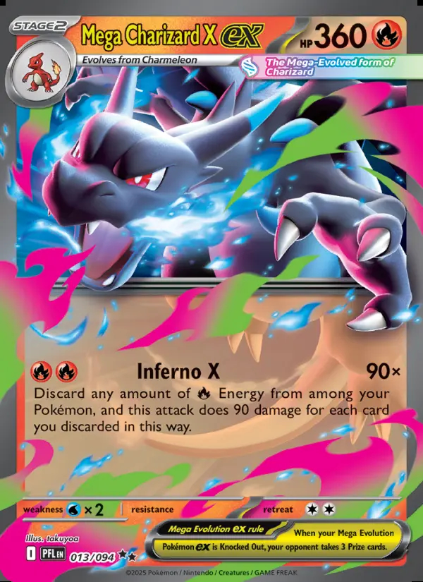 Image of the card Mega Charizard X ex