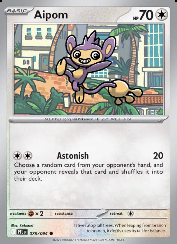 Image of the card Aipom
