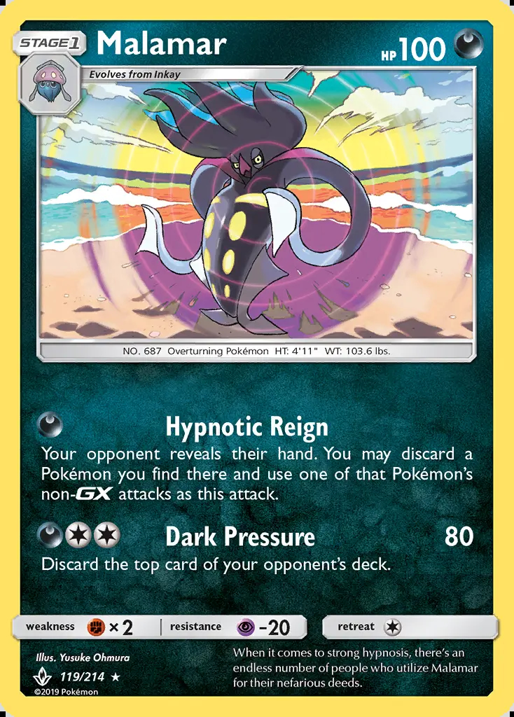 Image of the card Malamar