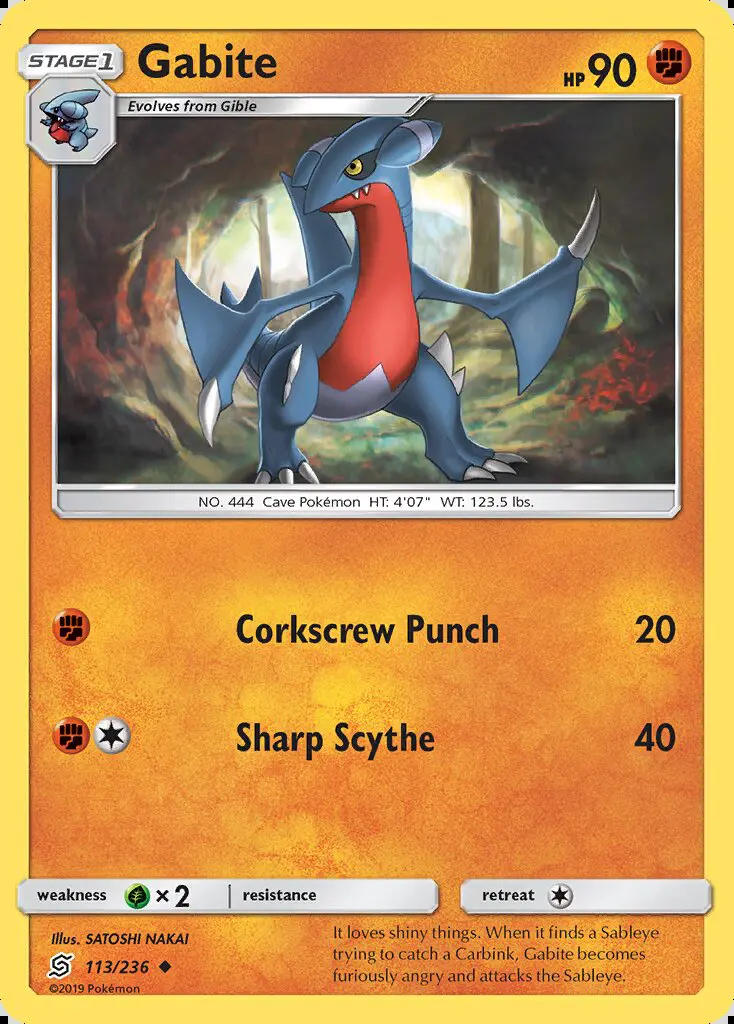 Image of the card Gabite