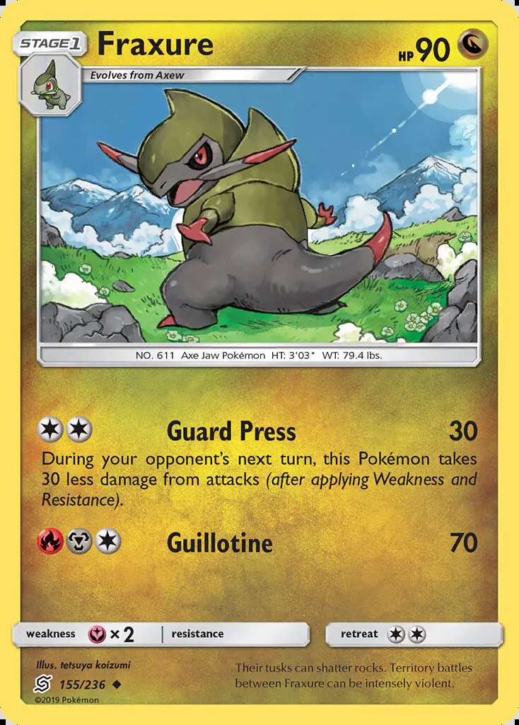 Image of the card Fraxure