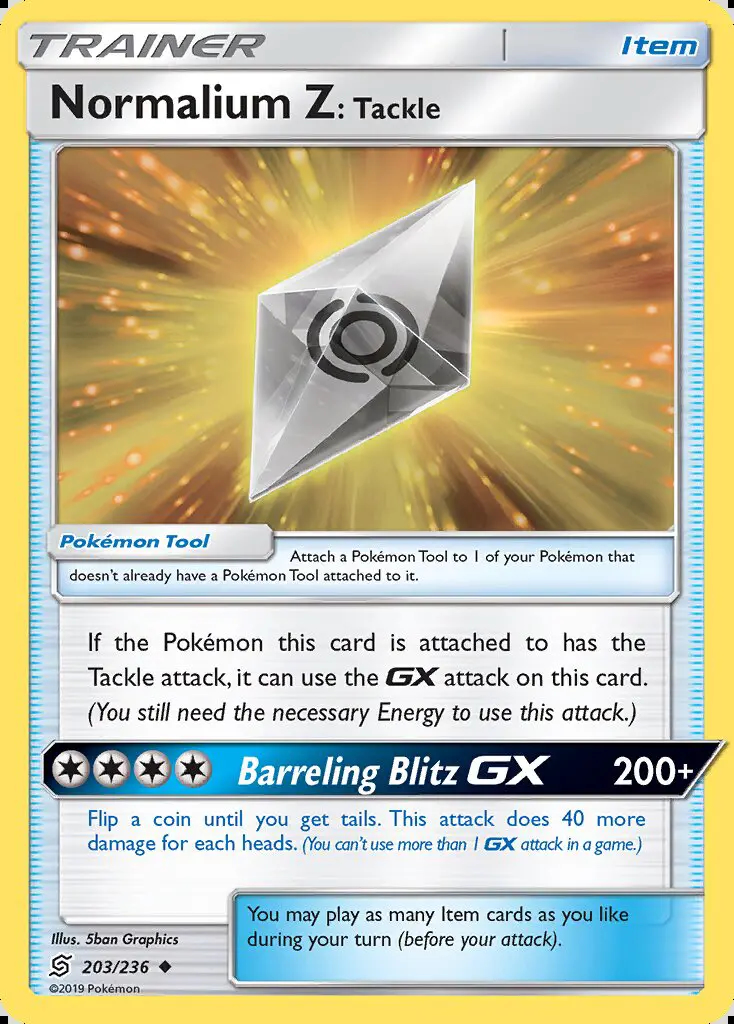 Image of the card Normalium Z: Tackle