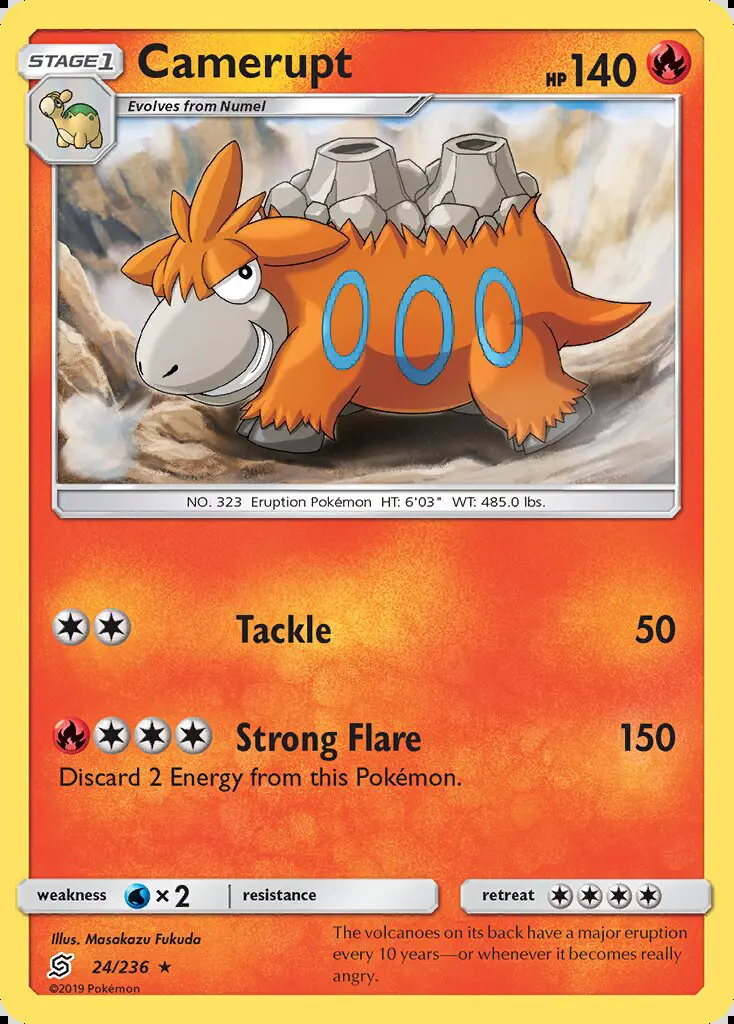 Image of the card Camerupt