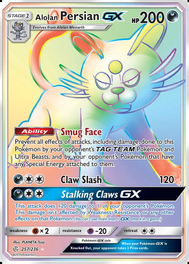 Image of the card Alolan Persian GX