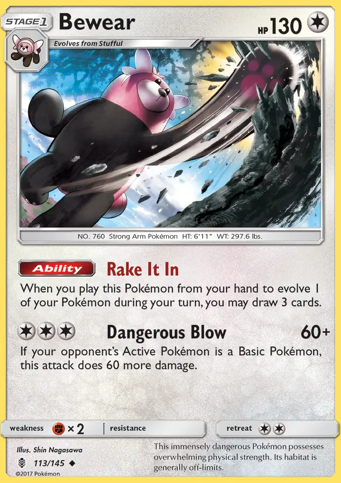 Image of the card Bewear