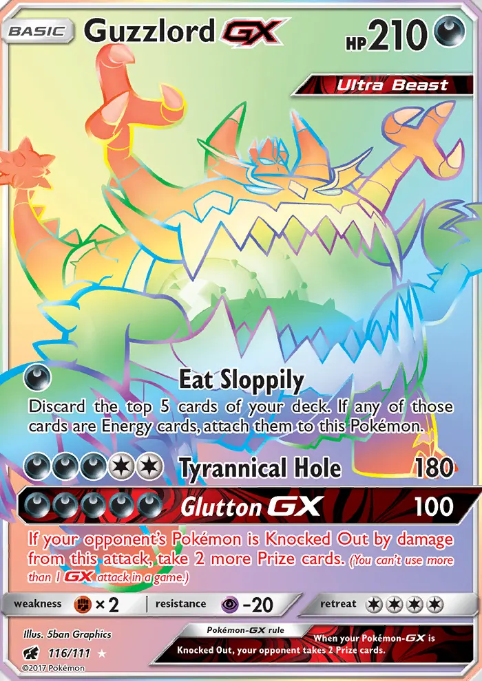 Image of the card Guzzlord GX