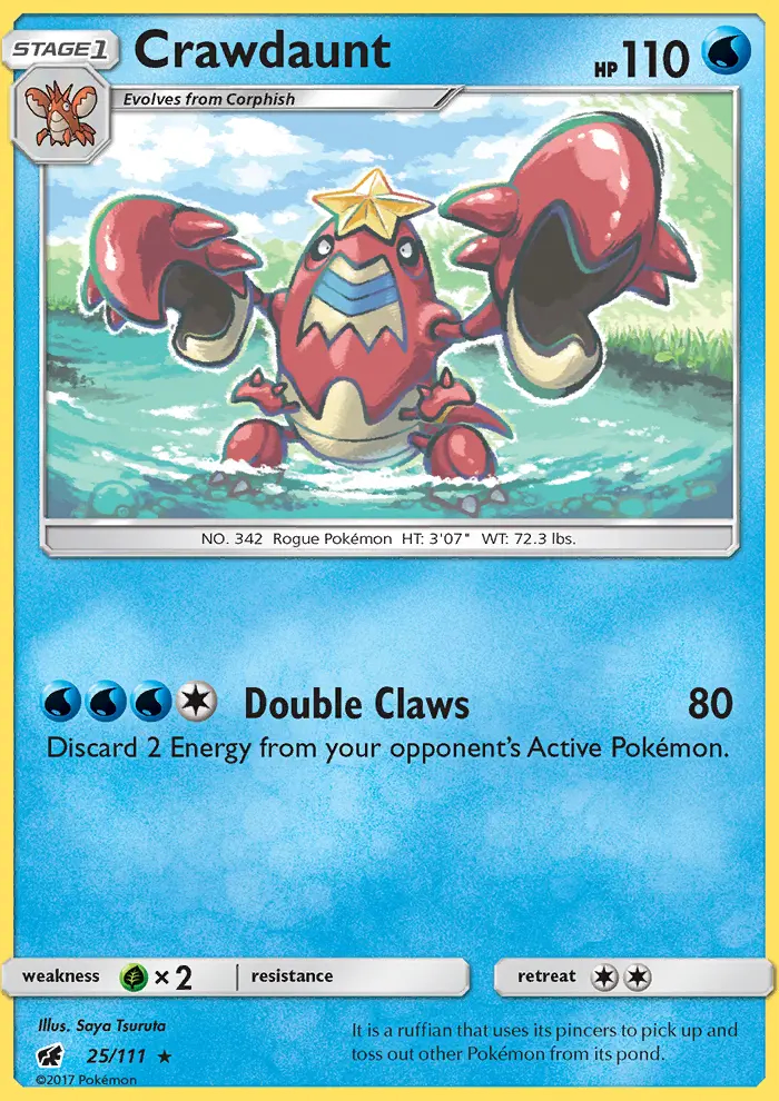 Image of the card Crawdaunt