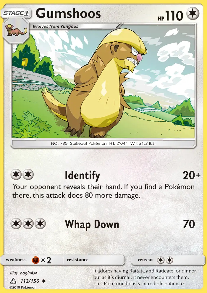 Image of the card Gumshoos