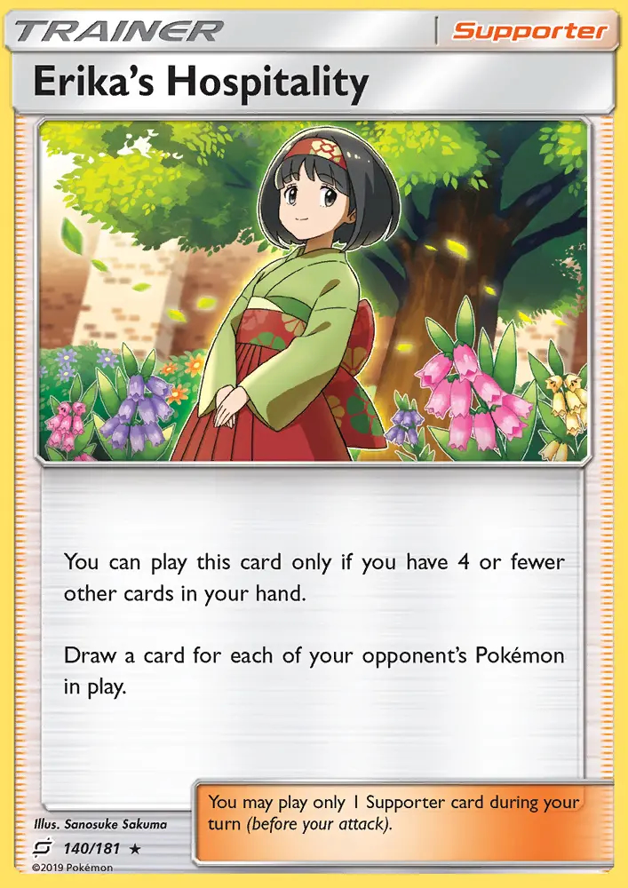Image of the card Erika’s Hospitality