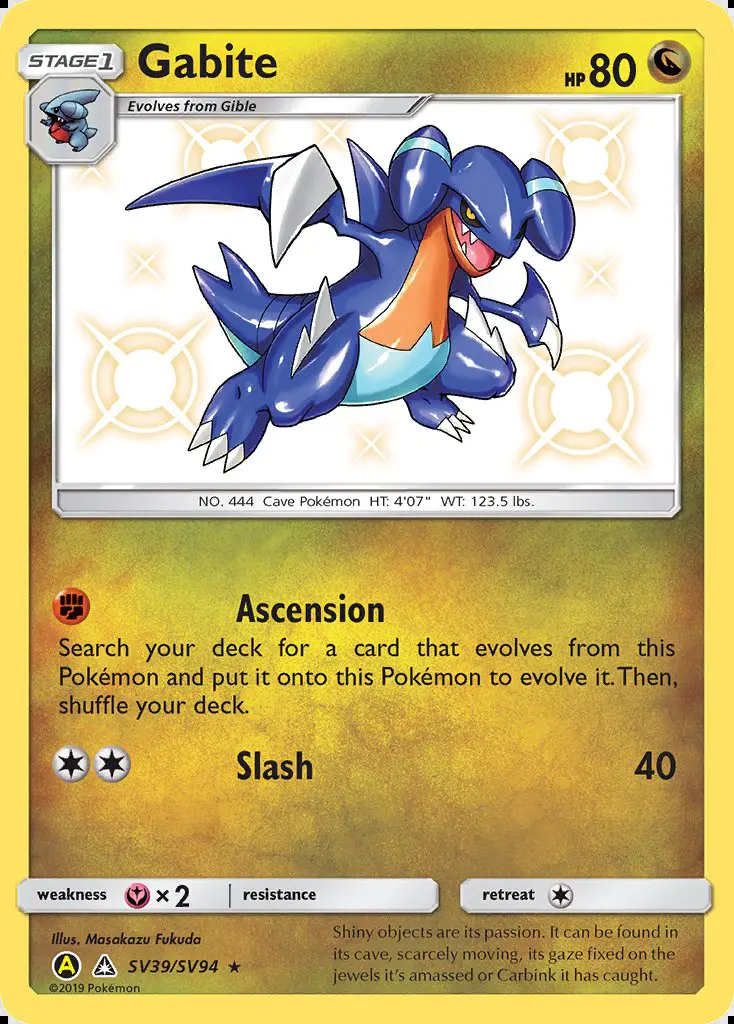 Image of the card Gabite