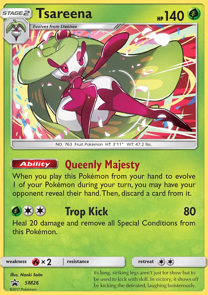 Image of the card Tsareena