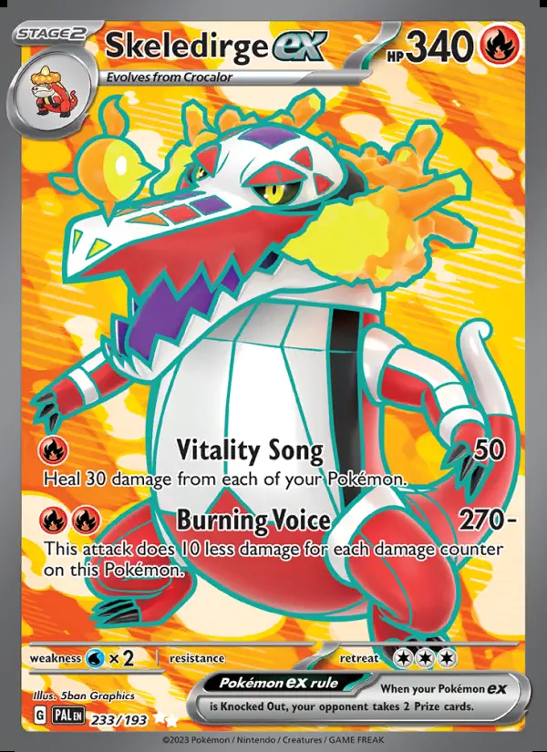 Image of the card Skeledirge ex