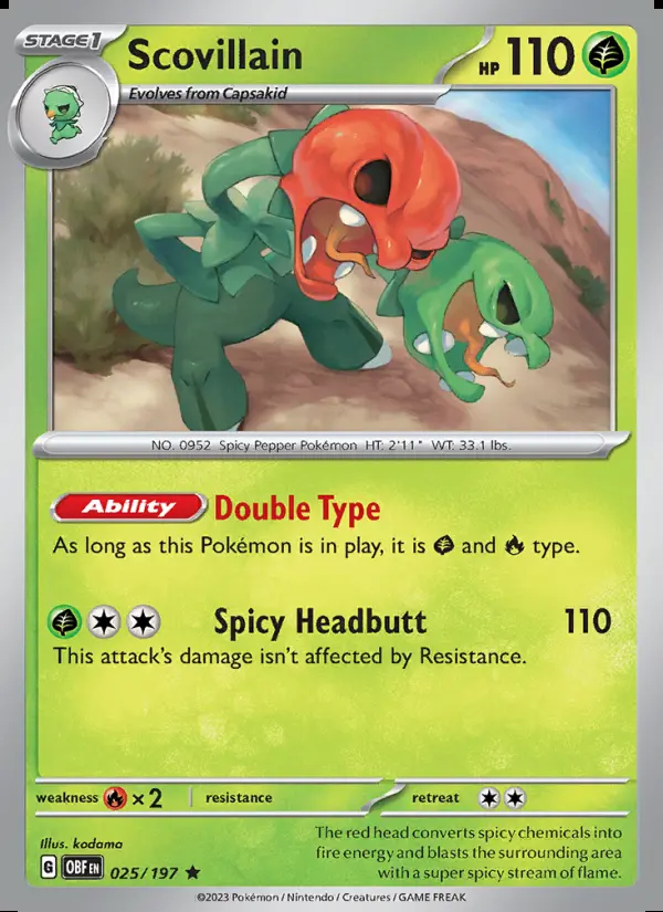 Image of the card Scovillain