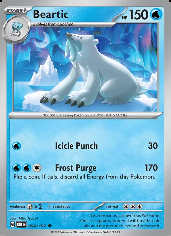 Image of the card Beartic