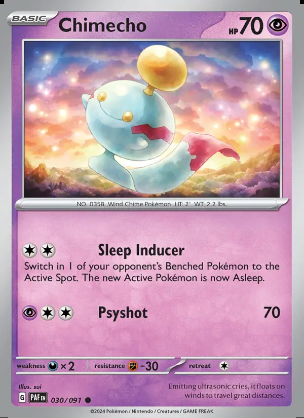 Image of the card Chimecho