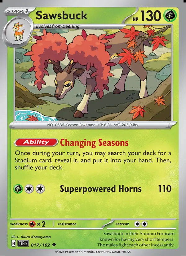 Image of the card Sawsbuck