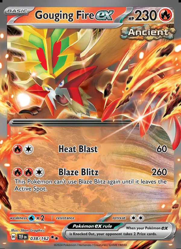 Image of the card Gouging Fire ex
