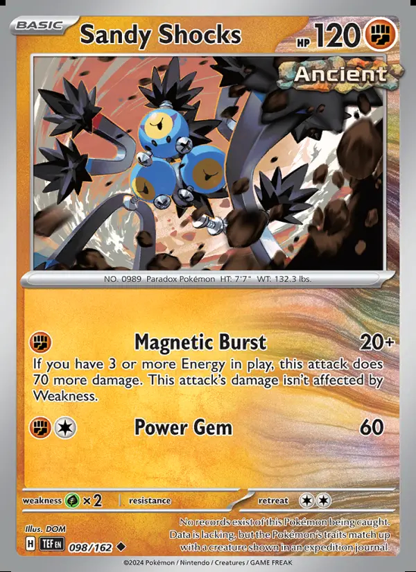 Image of the card Sandy Shocks