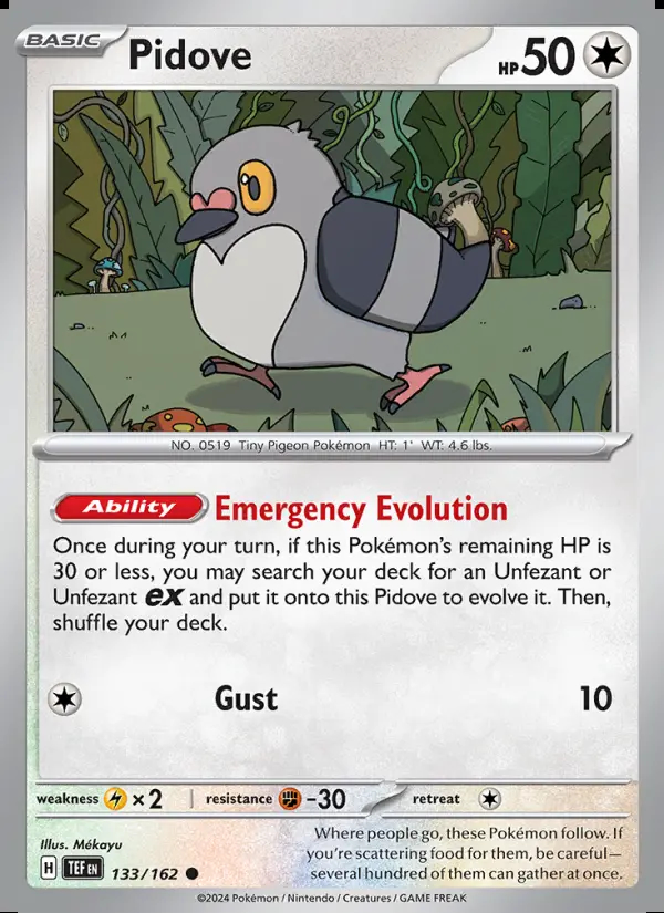 Image of the card Pidove