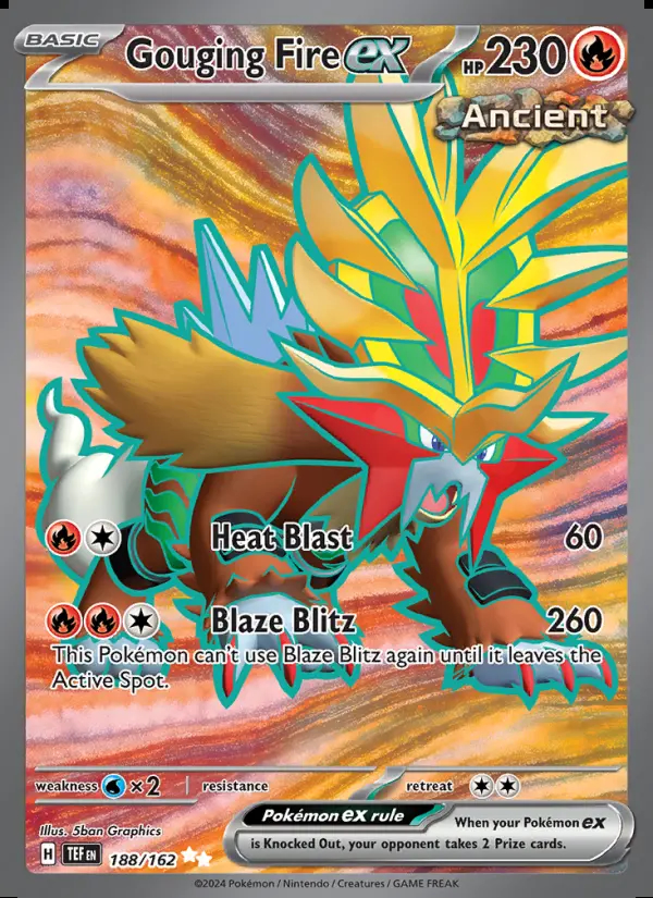Image of the card Gouging Fire ex