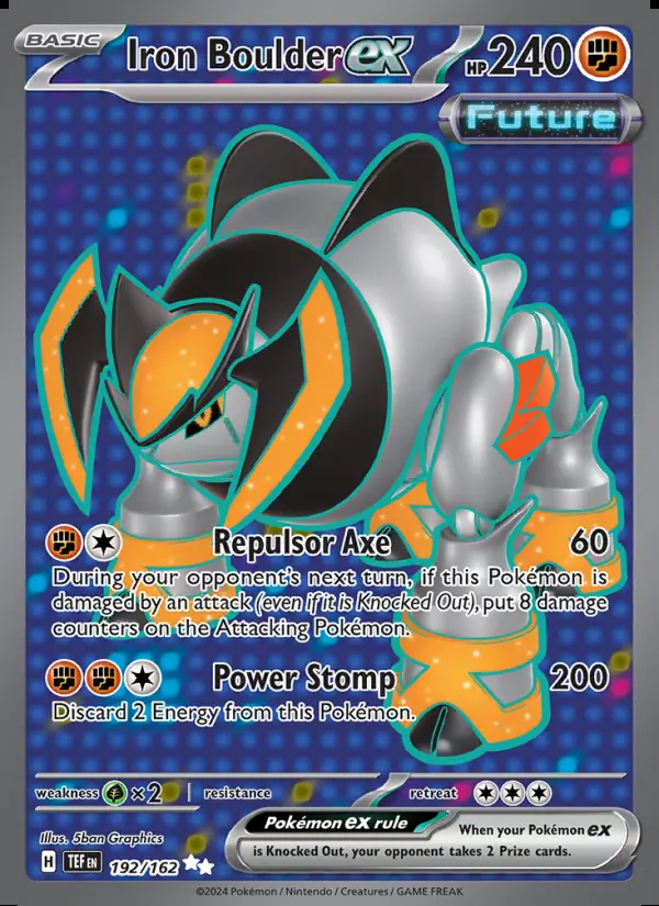 Image of the card Iron Boulder ex