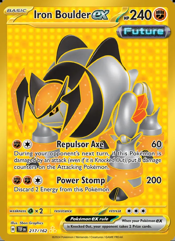 Image of the card Iron Boulder ex