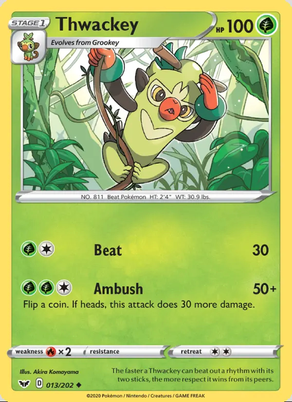 Image of the card Thwackey