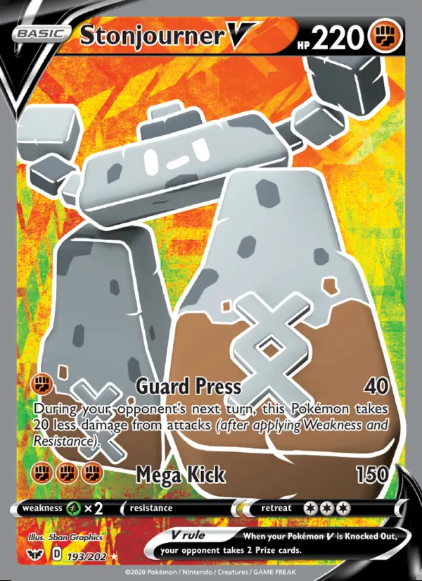 Image of the card Stonjourner V