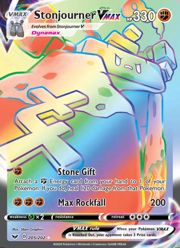 Image of the card Stonjourner VMAX