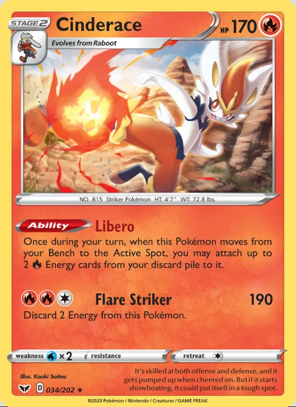 Image of the card Cinderace