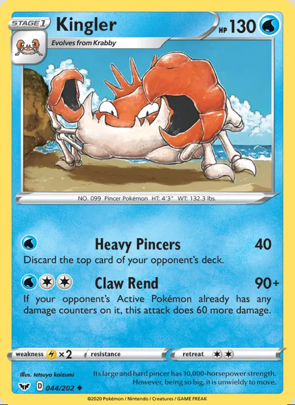 Image of the card Kingler