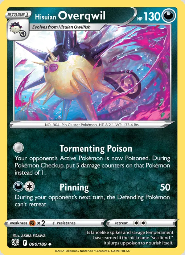 Image of the card Hisuian Overqwil