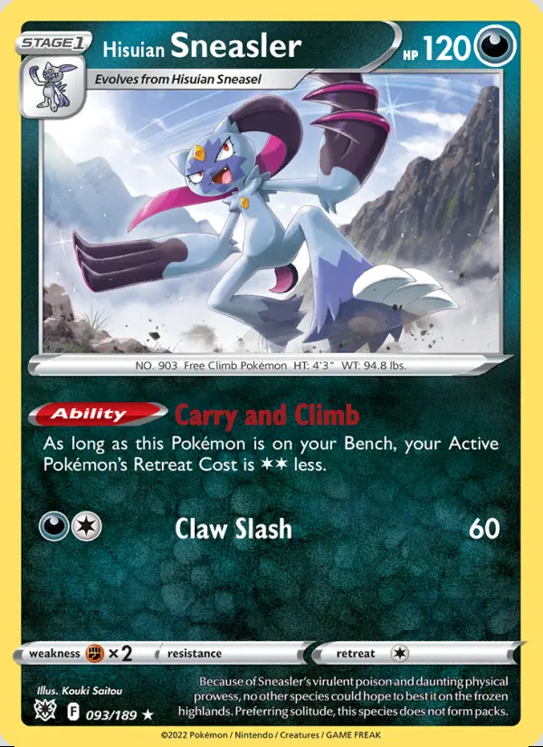Image of the card Hisuian Sneasler