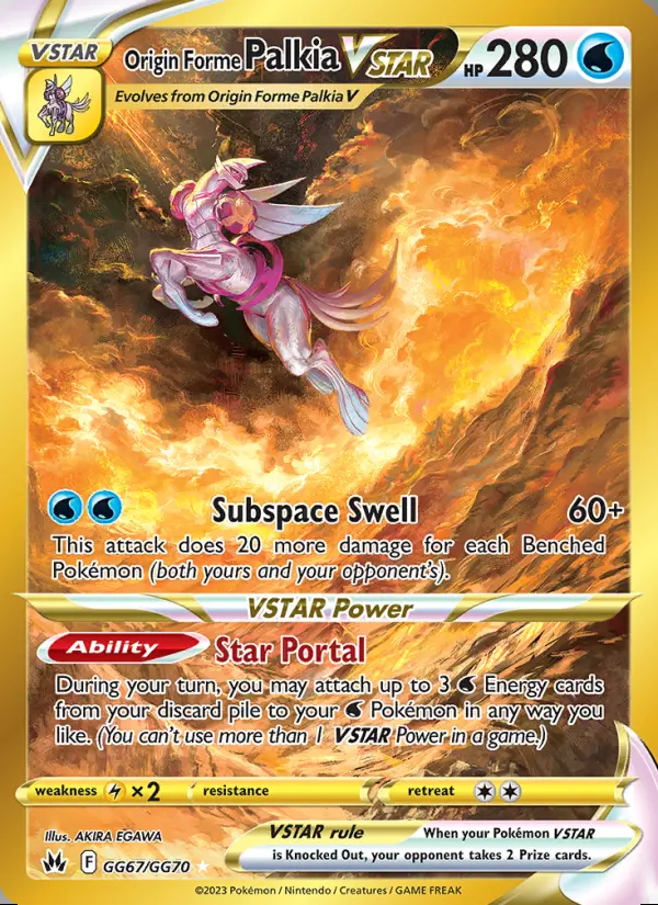 Image of the card Origin Forme Palkia VSTAR