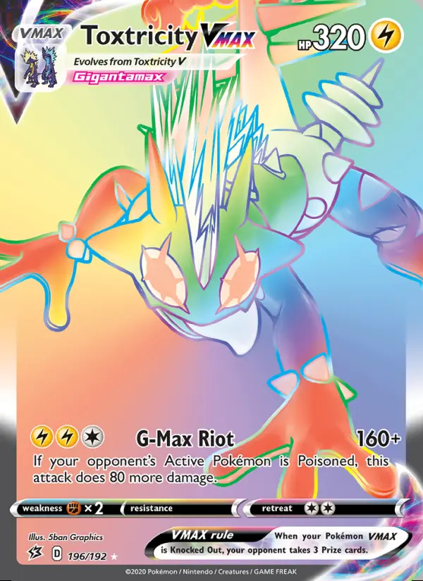 Image of the card Toxtricity VMAX