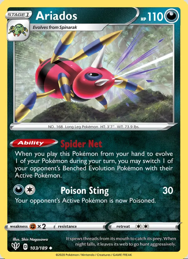 Image of the card Ariados