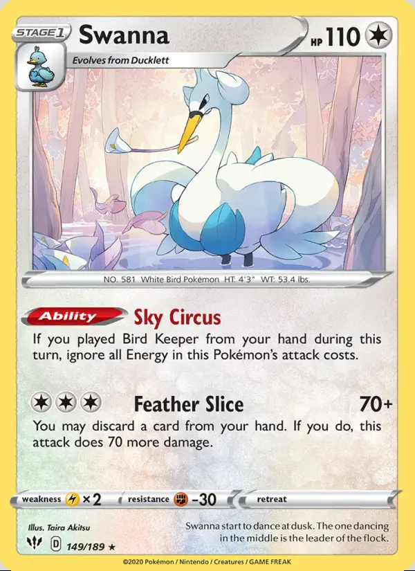 Image of the card Swanna