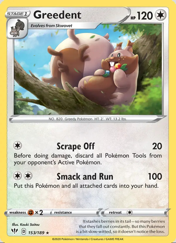 Image of the card Greedent