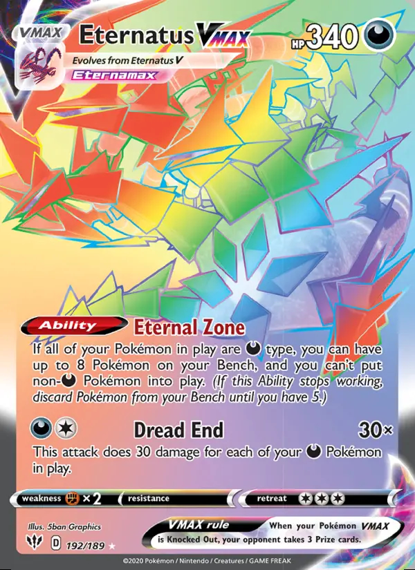 Image of the card Eternatus VMAX