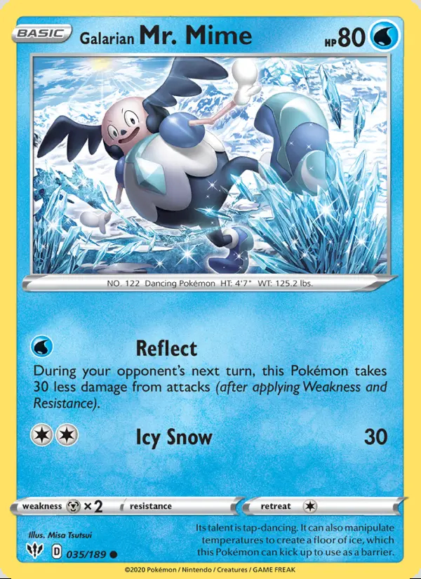 Image of the card Galarian Mr. Mime